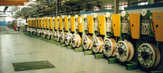 Ansicht einer Fertigungsstrasse